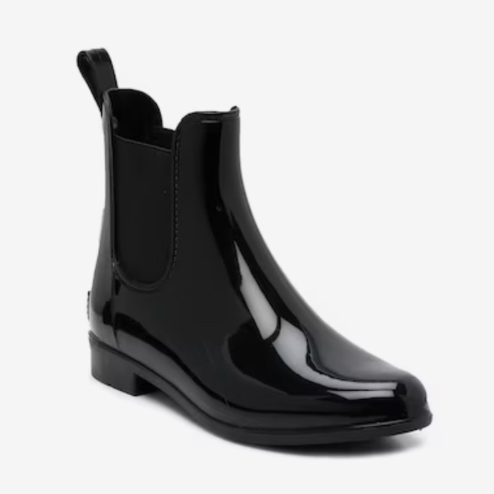 Lauren by Ralph Lauren black rain boots